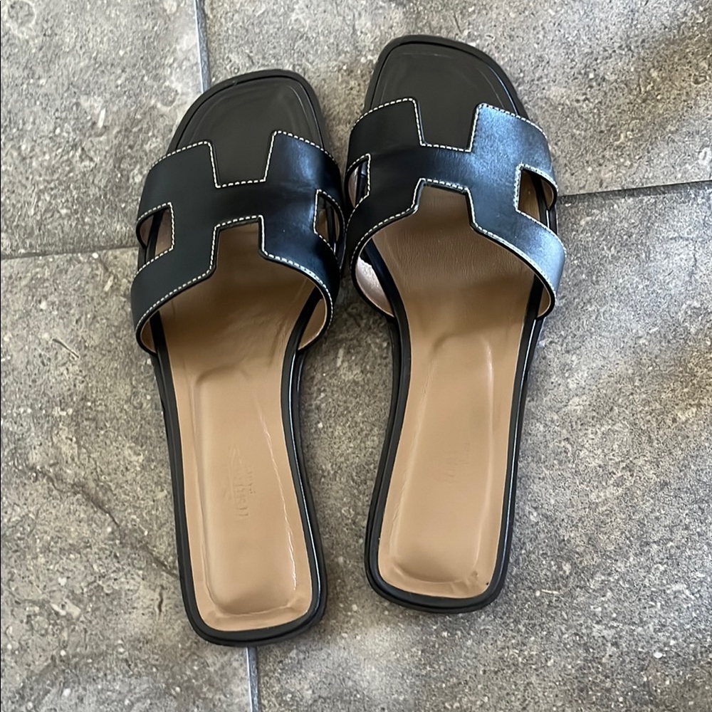 Hermes Oran Sandals